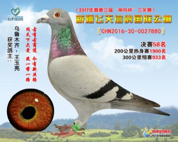 新疆飞天决赛58名