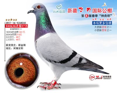 新疆飞天决赛57名