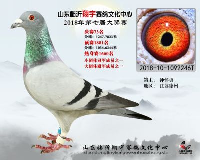 山东翔宇决赛73名