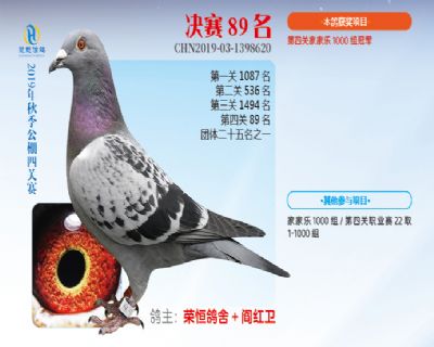 威力慧能决赛89名