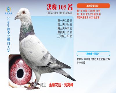 威力慧能决赛105名