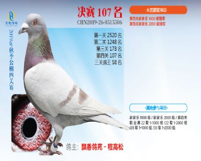 威力慧能决赛107名