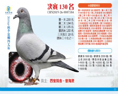 威力慧能决赛130名