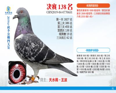 威力慧能决赛138名