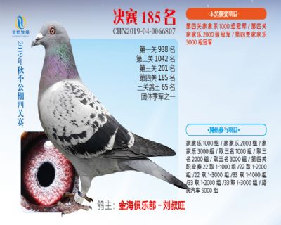 威力慧能决赛185名