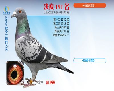 威力慧能决赛191名