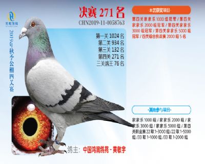 威力慧能决赛271名