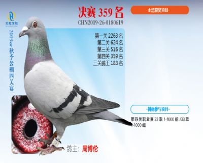 威力慧能决赛359名