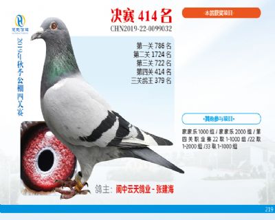 威力慧能决赛414名