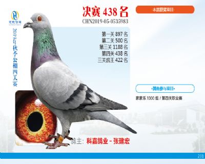 威力慧能决赛438名