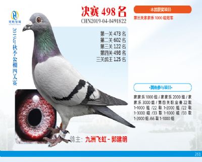 威力慧能决赛498名