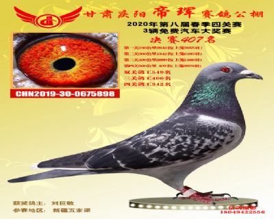 甘肃帝珲决赛407名