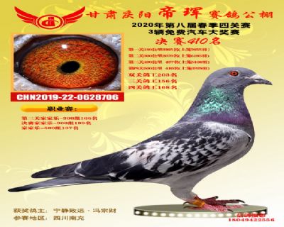 甘肃帝珲决赛410名