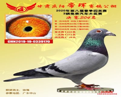 甘肃帝珲决赛304名