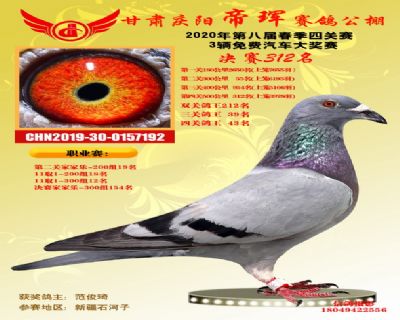 甘肃帝珲决赛312名