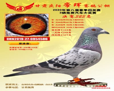 甘肃帝珲决赛323名