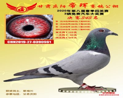 甘肃帝珲决赛343名