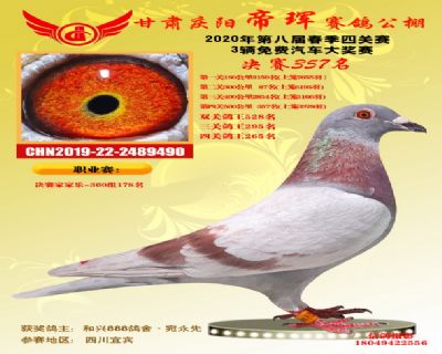 甘肃帝珲决赛357名