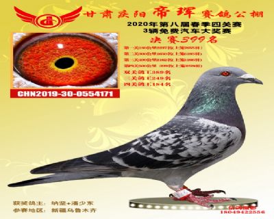 甘肃帝珲决赛399名