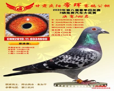 甘肅帝琿決賽146名