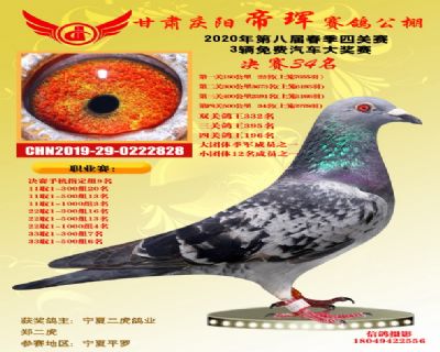 甘肃帝珲决赛34名