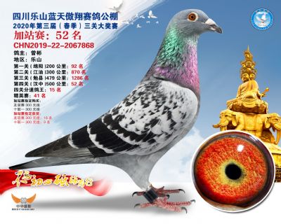 藍天傲翔加站賽52名