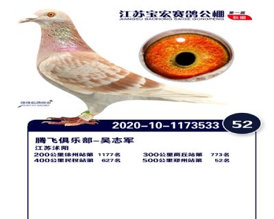 江蘇寶宏決賽52名