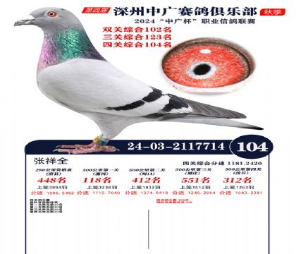 中廣杯104名