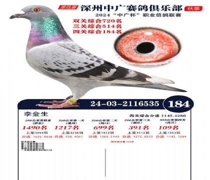 中廣杯184名