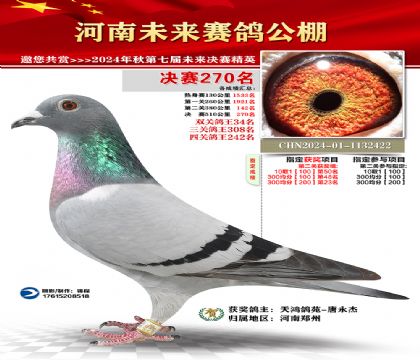 河南未来决赛270名