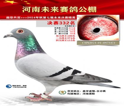 河南未来决赛332名