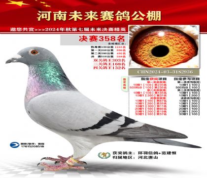 河南未来决赛358名