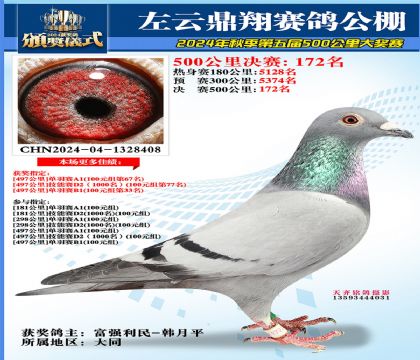 左云鼎翔决赛172名