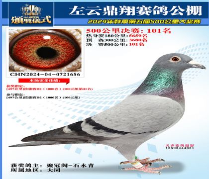 左云鼎翔决赛101名