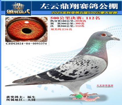 左云鼎翔决赛112名
