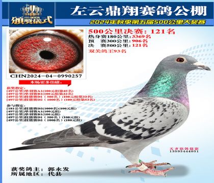 左云鼎翔决赛121名