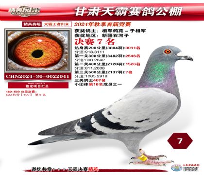 甘肅天霸決賽7名
