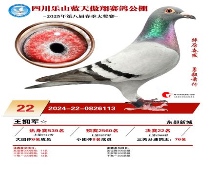 四川藍(lán)天傲翔決賽22名
