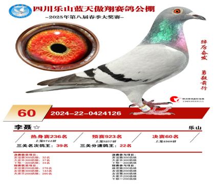 四川藍(lán)天傲翔決賽60名