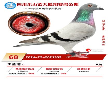 四川藍(lán)天傲翔決賽68名