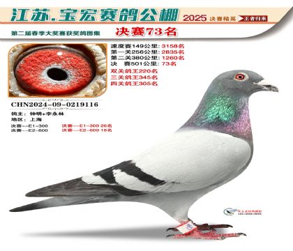 寶宏春棚決賽73名