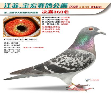 寶宏春棚決賽360名