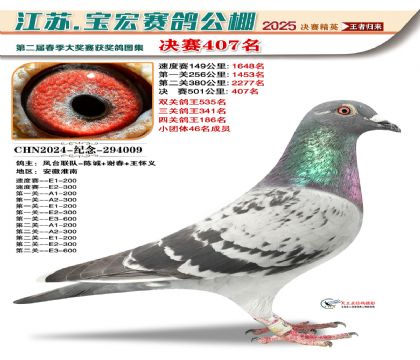 寶宏春棚決賽407名