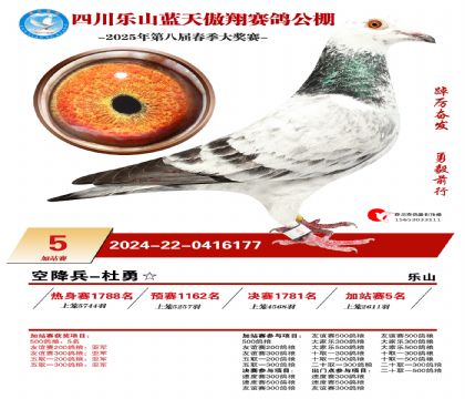 四川藍天傲翔加站賽5名