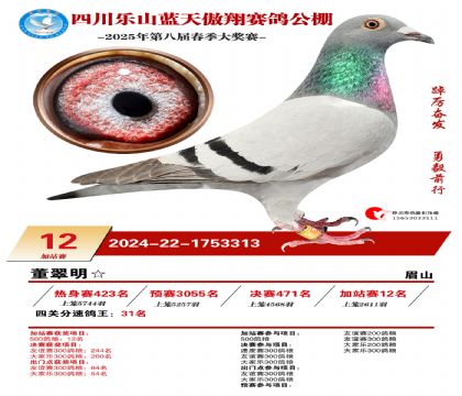 四川藍天傲翔加站賽12名
