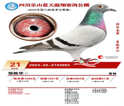四川藍天傲翔加站賽21名
