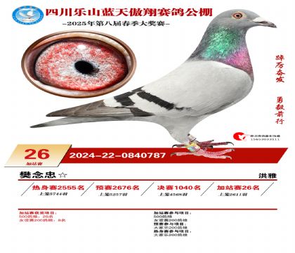 四川藍天傲翔加站賽26名