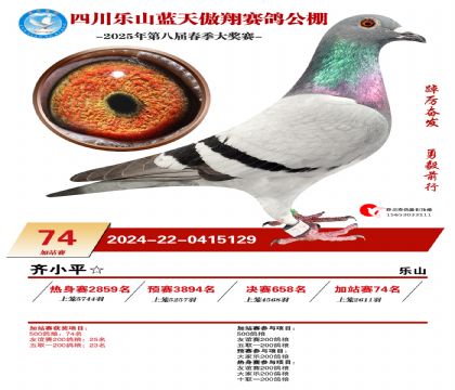 四川藍天傲翔加站賽74名