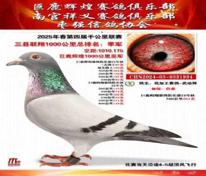 三縣聯(lián)翔千公里總季軍