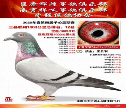 三縣聯(lián)翔千公里12名